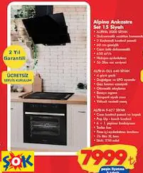 ALPİNA ANKASTRE SET 15 SİYAH